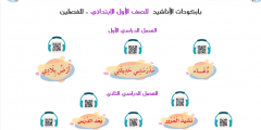تحميل مباشرتوزيع باركودات اناشيد  الصف ألأول الإبتدائي الفصل الثاني جديد 1